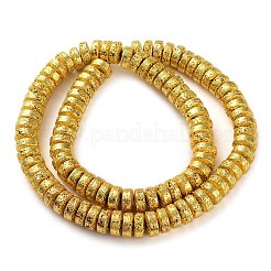 Electroplated Natural Lava Rock Beads Strands&nbsp;G-I360-A04-01