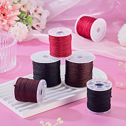 6Rolls 6 Colors Nylon Braided Cord&nbsp;NWIR-TA0001-46D