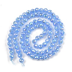Electroplate Glass Beads Strands&nbsp;EGLA-B013-01A-AB05