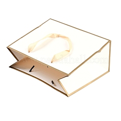 Rectangle Paper Bags with Rope Handles&nbsp;CARB-L011-02A-01