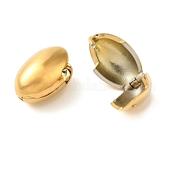 Real 18K Gold Plated 304 Stainless Stee Hoop Earrings&nbsp;LS-EJEW-U009-02G-05