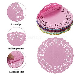 180Pcs 9 Colors Lace Paper Greaseproof Wrap Tissue&nbsp;AJEW-CN0004-29