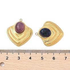 Natural Mixed Gemstone Pendants&nbsp;STAS-F312-05G