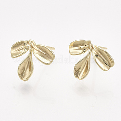 Brass Stud Earring Findings&nbsp;KK-T038-581G-NF