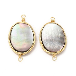 Natural Shell Connector Charms&nbsp;KK-I697-19G