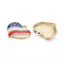Rack Plating Alloy Enamel Pendants&nbsp;LS-X-PALLOY-N172-042