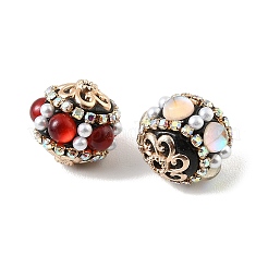 Handmade Polymer Clay Indonesia Beads&nbsp;PY-CBAAA14-10KCG