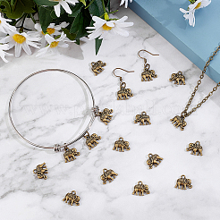 100Pcs Tibetan Style Metal Alloy Charms&nbsp;FIND-AR0001-12AB
