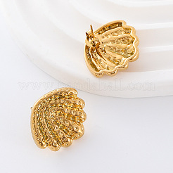 3 Pairs Stainless Steel Shell Shape Stud Earrings&nbsp;DB4893