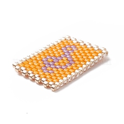 2Pcs 2 Style Handmade MIYUKI Japanese Seed Loom Pattern Seed Beads&nbsp;PALLOY-MZ00068