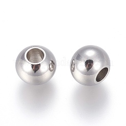 Tarnish Resistant 201 Stainless Steel European Beads&nbsp;X-STAS-F170-01P-A