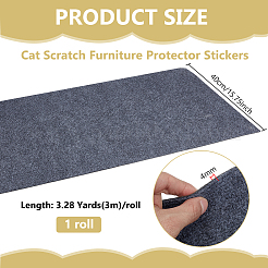 Polyester Anti Cat Scratch Furniture Protector Stickers&nbsp;AJEW-WH0609-395A