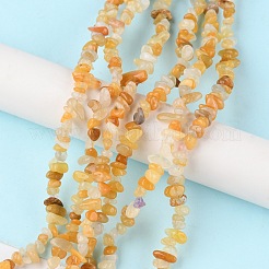 Natural Yellow Aventurine Beads Strands&nbsp;G-G0003-B15