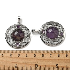 Natural Amethyst Pendants&nbsp;G-Q158-03F