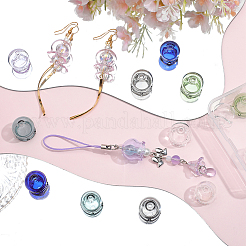 16Pcs 8 Colors Glass Bead Cone for Wind Chimes Making&nbsp;GLAA-SC0002-73