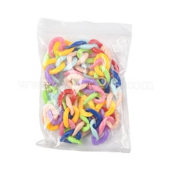 Acrylic Link Chains Bag Extender Chains&nbsp;HJEW-FS00058-03