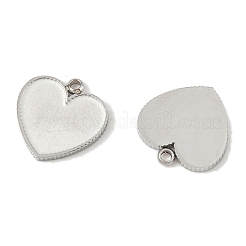 304 Stainless Steel Pendant Cabochon Settings&nbsp;STAS-L022-538P