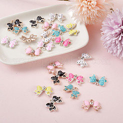 Alloy Enamel Pendants&nbsp;ALRI-TA0001-05-RS