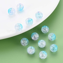 Transparent Crackle Acrylic Beads&nbsp;MACR-S370-N10mm