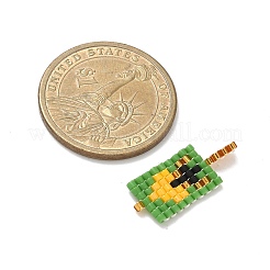 Glass Seed Beaded Pendants&nbsp;PALLOY-MZ00909-01