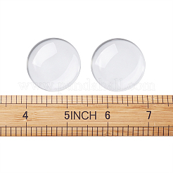 Transparent Glass Cabochons&nbsp;GGLA-CD0001-05