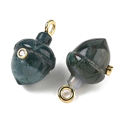 Natural Moss Agate Pendants&nbsp;GG-CBA105B-04N-G