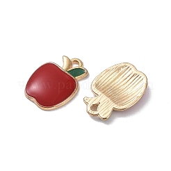Teachers' Day Alloy Enamel Pendants&nbsp;ENAM-R149-02G