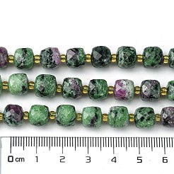 Natural Ruby in Zoisite Beads Strands&nbsp;G-Q010-A02-01