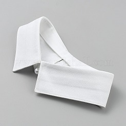 Polyester & Glass Rhinestone Fake Shirt Collar&nbsp;DIY-WH0060-71A