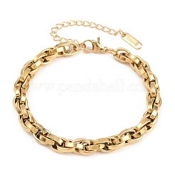 304 Stainless Steel Link Chain Bracelets for Women&nbsp;BJEW-A161-01A-G