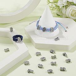 50POcs 10 Styles Alloy Rhinestone Slide Charms&nbsp;FIND-SC0009-79
