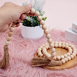 Wood Bead Pendant Decoration&nbsp;AJEW-OC00001