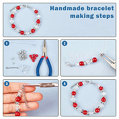 800Pcs 4 Style Brass Crimp Beads Covers&nbsp;KK-AR0003-69