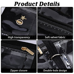 Oxford Cloth Jewelry Storage Zipper Bags&nbsp;ABAG-WH0045-85