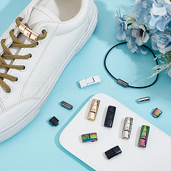 7 Styles Brass & Alloy Capsule Shoelace Buckles&nbsp;FIND-GA0007-32