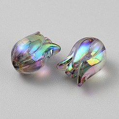 Transparent UV Plating Acrylic Beads&nbsp;LS-TACR-TAC0001-09B-03