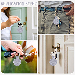 30Pcs Polyester Keychains&nbsp;KEYC-SP0001-61A