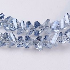 Electroplate Glass Beads Strands&nbsp;EGLA-J145-6mm-PL02