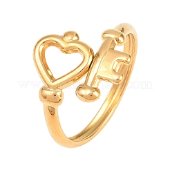 304 Stainless Steel Cuff Open Rings&nbsp;RJEW-Z140-01G