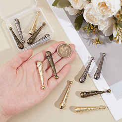 12Pcs 3 Colors Zinc Alloy Cord Ends&nbsp;FIND-GA0004-78