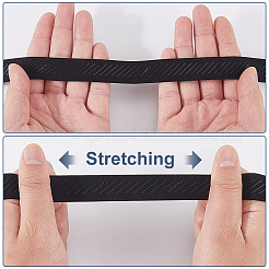 5 Yards Flat Polyester Anti-slip Elastic Cord&nbsp;OCOR-WR0002-07
