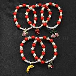 Brass Stretch Bracelets&nbsp;BJEW-C098-03