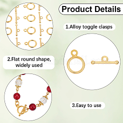 60 Sets Tibetan Style Alloy Toggle Clasps&nbsp;FIND-SP0004-87