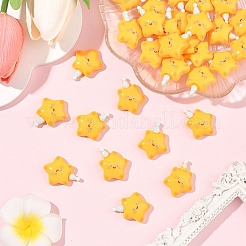 Opaque Resin Cabochons&nbsp;RESI-YW0005-38-1