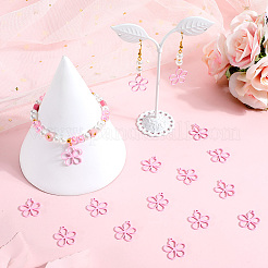 50Pcs Hollow Spray Painted Alloy Pendants&nbsp;FIND-SC0012-27C