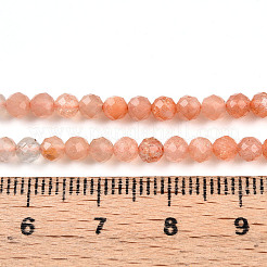 Natural Sunstone Beads Strands&nbsp;G-T141-67