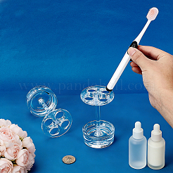 Plastic Toothbrush Display Stands&nbsp;ODIS-WH0099-258