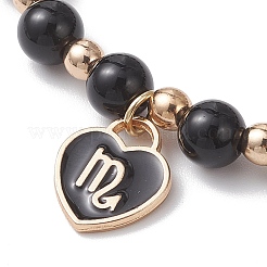 12Pcs Alloy Enamel Constellation Charm&nbsp;BJEW-JB12802