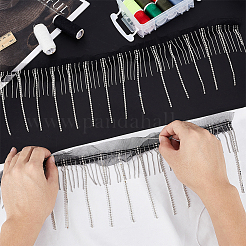 2 Yards Polyester Tassel Lace Ribbon&nbsp;OCOR-PH0007-84B