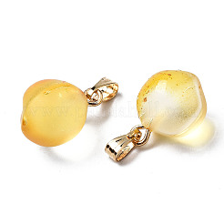 Two Tone Transparent Spray Painted Glass Pendants&nbsp;LS-X-GLAA-N035-015-C04